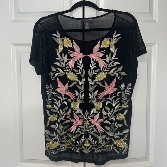 Chelsea and Theodore sheer blouse - Picture 1 of 7